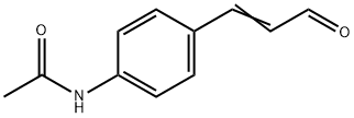 Acetanilide,  4-(2-formylvinyl)-  (5CI) Structure