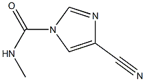 1H-Imidazole-1-carboxamide,4-cyano-N-methyl-(9CI) Structure
