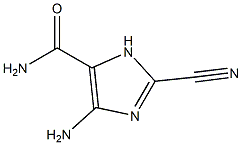 1H-Imidazole-4-carboxamide,5-amino-2-cyano-(9CI) Structure