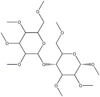 甲基纤维素, 9004-67-5, 结构式