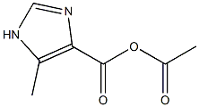 1H-Imidazole-5-carboxylic  acid,  4-methyl-,  anhydride  with  acetic  acid Structure