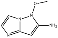 5H-Imidazo[1,2-b]pyrazol-6-amine,  5-methoxy- Structure