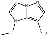 1H-Imidazo[1,2-b]pyrazol-7-amine,  1-methoxy- Structure