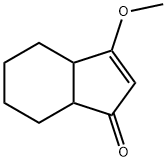 1H-Inden-1-one,3a,4,5,6,7,7a-hexahydro-3-methoxy-(9CI) Structure