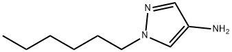 1-hexyl-1H-pyrazol-4-amine Structure