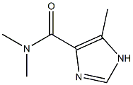 1H-Imidazole-4-carboxamide,N,N,5-trimethyl-(9CI) Structure