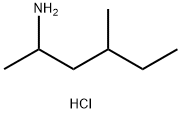 4-Methyl-2-hexanamine hydrochloride Struktur