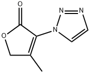 2(5H)-Furanone,4-methyl-3-(1H-1,2,3-triazol-1-yl)-(9CI) Structure