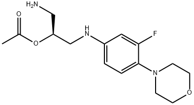 O-descarbonyl O-Acetyl Linezolid Structure
