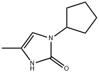 2H-Imidazol-2-one,1-cyclopentyl-1,3-dihydro-4-methyl-(9CI) Structure