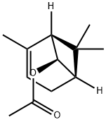 Acetic acid [1S,(+)]-2,7,7-trimethyl-1α,5α-methano-2-cyclohexen-6β-yl ester Structure