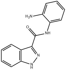 1H-Indazole-3-carboxamide,N-(2-aminophenyl)-(9CI) Structure
