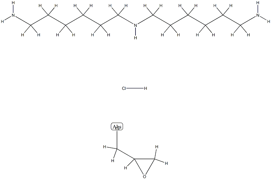 1,6-hexanediamine, n-(6-aminohexyl)-, polymer with(chloromethyl)oxirane, hydrochloride|N-(6-氨基己基)-1,6-己二胺与氯甲基环氧乙烷的聚合物盐酸盐