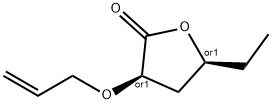 2(3H)-Furanone,5-ethyldihydro-3-(2-propenyloxy)-,(3R,5S)-rel-(9CI)|