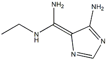 1H-Imidazole-4-carboximidamide,5-amino-N-ethyl-(9CI) Structure