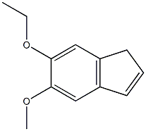 1H-Indene,6-ethoxy-5-methoxy-(9CI) Structure