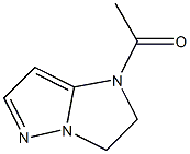 1H-Imidazo[1,2-b]pyrazole, 1-acetyl-2,3-dihydro- (6CI,9CI) Structure