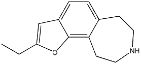 6H-Furo[2,3-g][3]benzazepine,2-ethyl-7,8,9,10-tetrahydro-(9CI) Structure