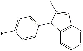 1H-Indene,1-(4-fluorophenyl)-2-methyl-(9CI) Structure