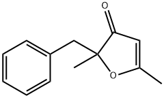 3(2H)-Furanone,2,5-dimethyl-2-(phenylmethyl)-(9CI) Structure