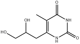 2,4(1H,3H)-Pyrimidinedione,6-(2,3-dihydroxypropyl)-5-methyl-(9CI)|