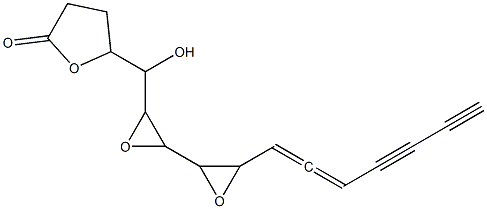2(3H)-FURANONE, 4,5-DIHYDRO-5-(2,3:4,5-DIEPOXY-1-HYDROXYDODECA-6,7-DIE N-9,11-DIY Structure
