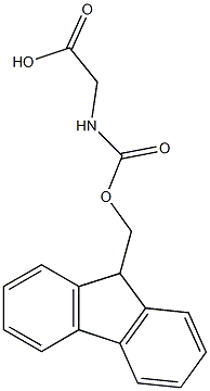 2-{[(9H-fluoren-9-ylmethoxy)carbonyl]amino}acetic acid Structure