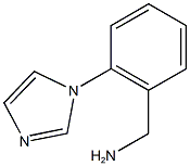 [2-(1H-imidazol-1-yl)phenyl]methanamine Structure