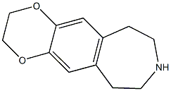 2,3,7,8,9,10-hexahydro-6H-[1,4]dioxino[2,3-h][3]benzazepine Structure