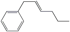 2-Hexenylbenzene. Structure