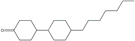 4-(4Heptylcyclohexyl)Cyclohexanone Structure