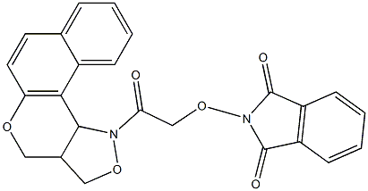 2-{2-[3a,11c-dihydro-3H-benzo[5,6]chromeno[4,3-c]isoxazol-1(4H)-yl]-2-oxoethoxy}-1H-isoindole-1,3(2H)-dione