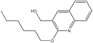 [2-(hexyloxy)quinolin-3-yl]methanol Structure