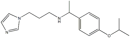 [3-(1H-imidazol-1-yl)propyl]({1-[4-(propan-2-yloxy)phenyl]ethyl})amine