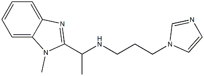 [3-(1H-imidazol-1-yl)propyl][1-(1-methyl-1H-1,3-benzodiazol-2-yl)ethyl]amine