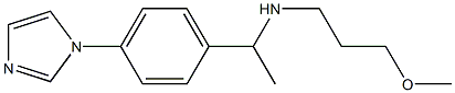 {1-[4-(1H-imidazol-1-yl)phenyl]ethyl}(3-methoxypropyl)amine|