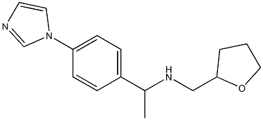 {1-[4-(1H-imidazol-1-yl)phenyl]ethyl}(oxolan-2-ylmethyl)amine