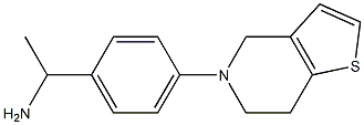 1-(4-{4H,5H,6H,7H-thieno[3,2-c]pyridin-5-yl}phenyl)ethan-1-amine