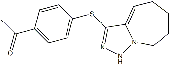 1-(4-{5H,6H,7H,8H,9H-[1,2,4]triazolo[3,4-a]azepin-3-ylsulfanyl}phenyl)ethan-1-one