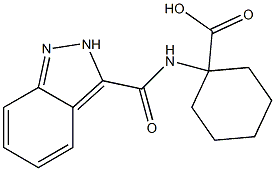 1-[(2H-indazol-3-ylcarbonyl)amino]cyclohexanecarboxylic acid