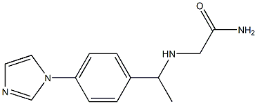 2-({1-[4-(1H-imidazol-1-yl)phenyl]ethyl}amino)acetamide