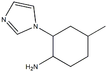 2-(1H-imidazol-1-yl)-4-methylcyclohexanamine Structure