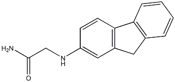 2-(9H-fluoren-2-ylamino)acetamide Structure
