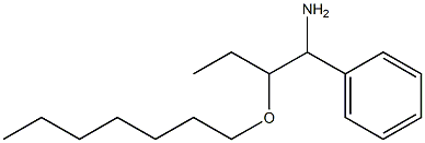 2-(heptyloxy)-1-phenylbutan-1-amine Structure