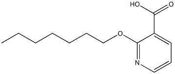 2-(heptyloxy)pyridine-3-carboxylic acid Structure