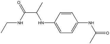 2-[(4-acetamidophenyl)amino]-N-ethylpropanamide