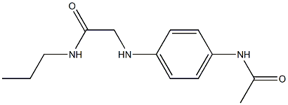 2-[(4-acetamidophenyl)amino]-N-propylacetamide|