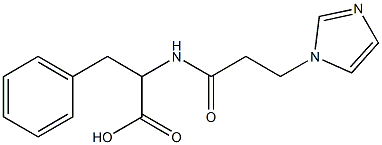 2-{[3-(1H-imidazol-1-yl)propanoyl]amino}-3-phenylpropanoic acid Structure