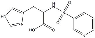 3-(1H-imidazol-4-yl)-2-[(pyridin-3-ylsulfonyl)amino]propanoic acid