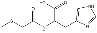 3-(1H-imidazol-4-yl)-2-[2-(methylsulfanyl)acetamido]propanoic acid